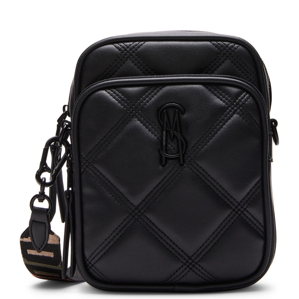Steve Madden Drakee Black Quilted Crossbody Bag (brand new)